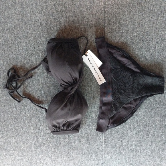 NWT Robin Piccone Swim Top Bond Eye Swim Bottom Bikinis - Picture 3 of 16